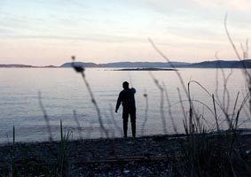 Julern kaster ut i retning Drbaksundet