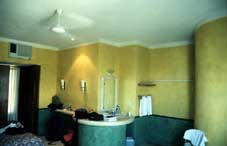 Uskarpt hotellrom