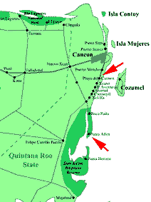 Map Yucatn